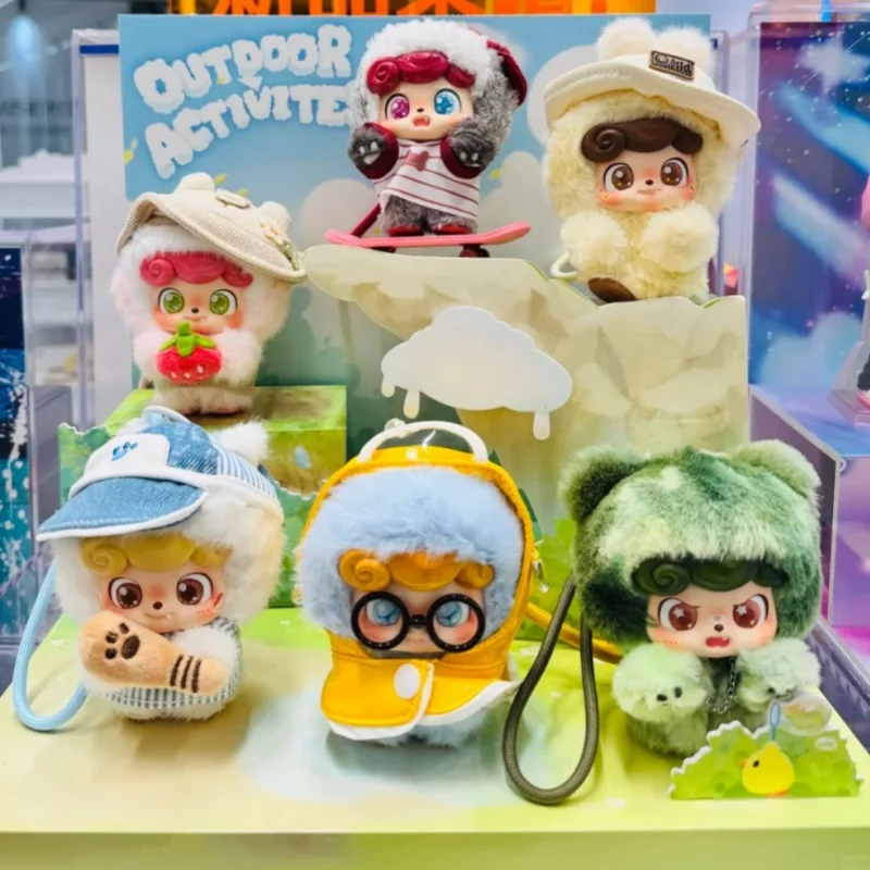 

Q.Kid Outdoor Activities Series Blind Box Toys Mystery Box Model Anime Action Figure Desktop Ornament Collectible Toy Gifts