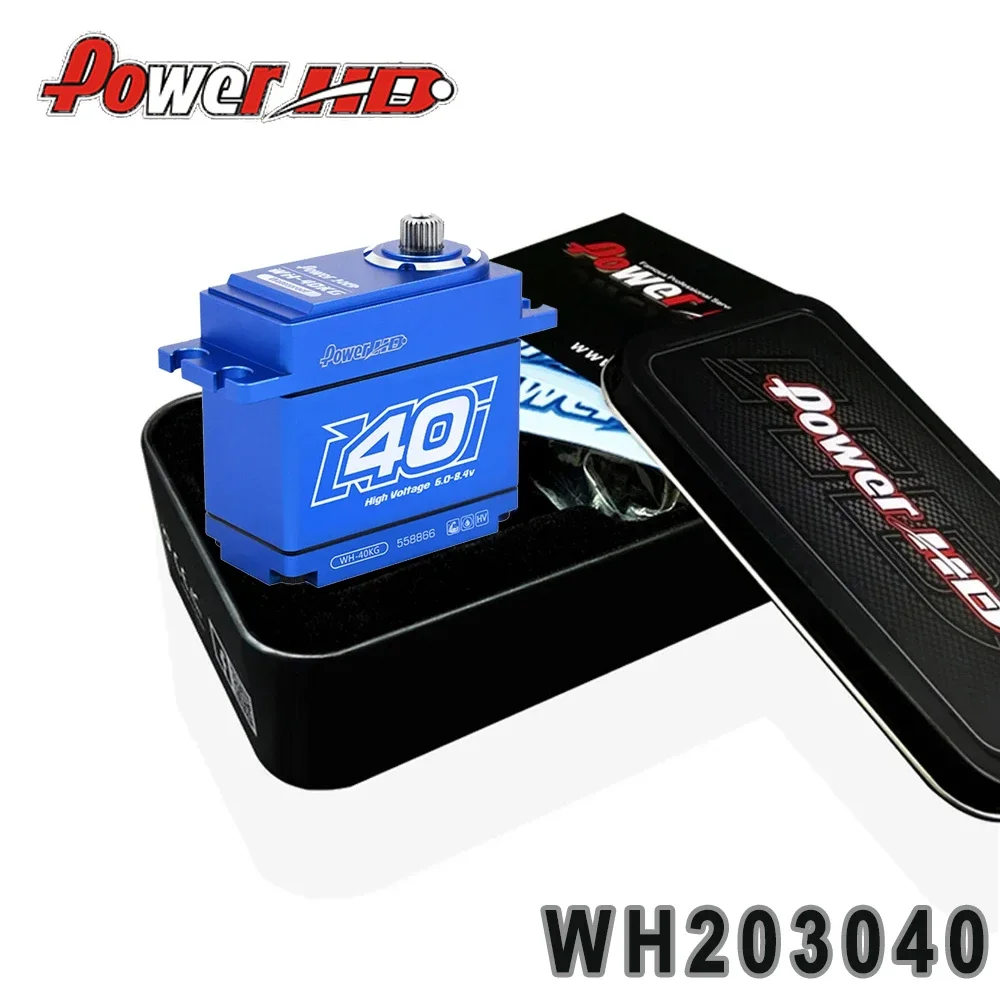 

PowerHD WH20KG 30KG 40KG All Metal Waterproof High Pressure Torque Steering Gear Compatible with TRX4 KM5 Servos WH203040