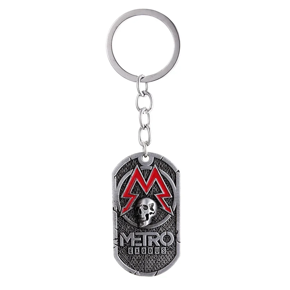 Metro 2023 Exodus Game Same Artyom Necklace Retro Cosplay Pendant Necklace for Men Boyfrieed Birthday Present