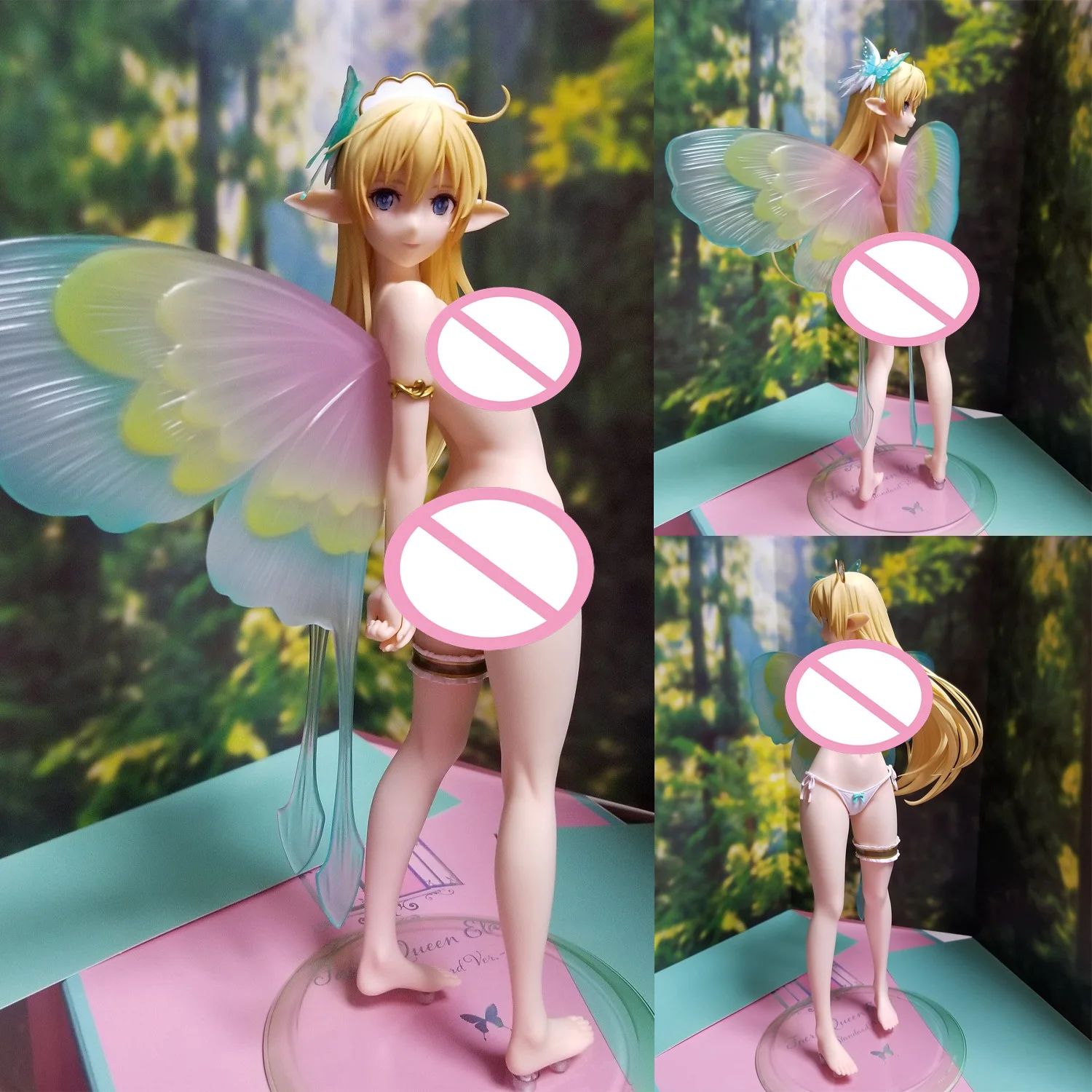 

29cm Native Japanese Anime Girl Figurine Faerie Queen Elaine Action Figure Adult Collection Model Toy Desktop Decoration Doll