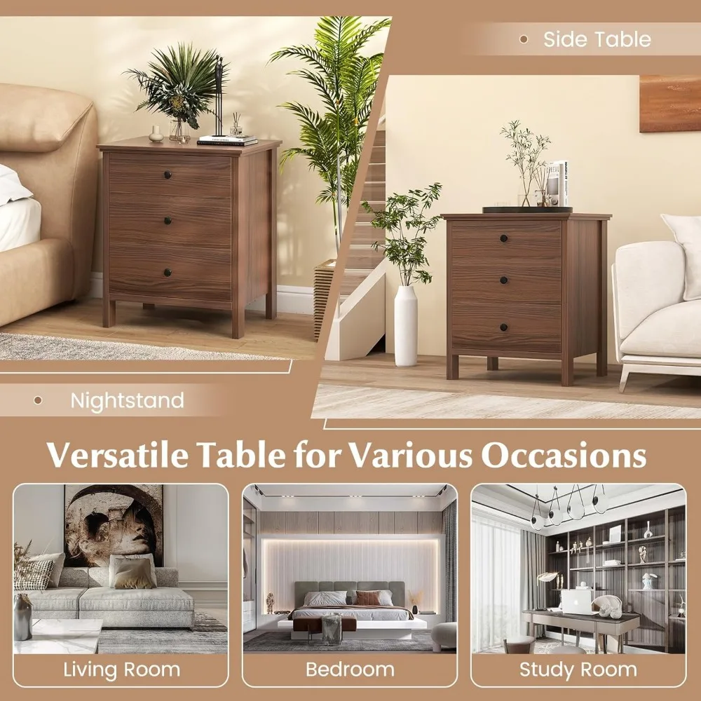 Modern 2-Piece Coffee Table Set with Storage, Nesting Tables, White, Living Room Furniture