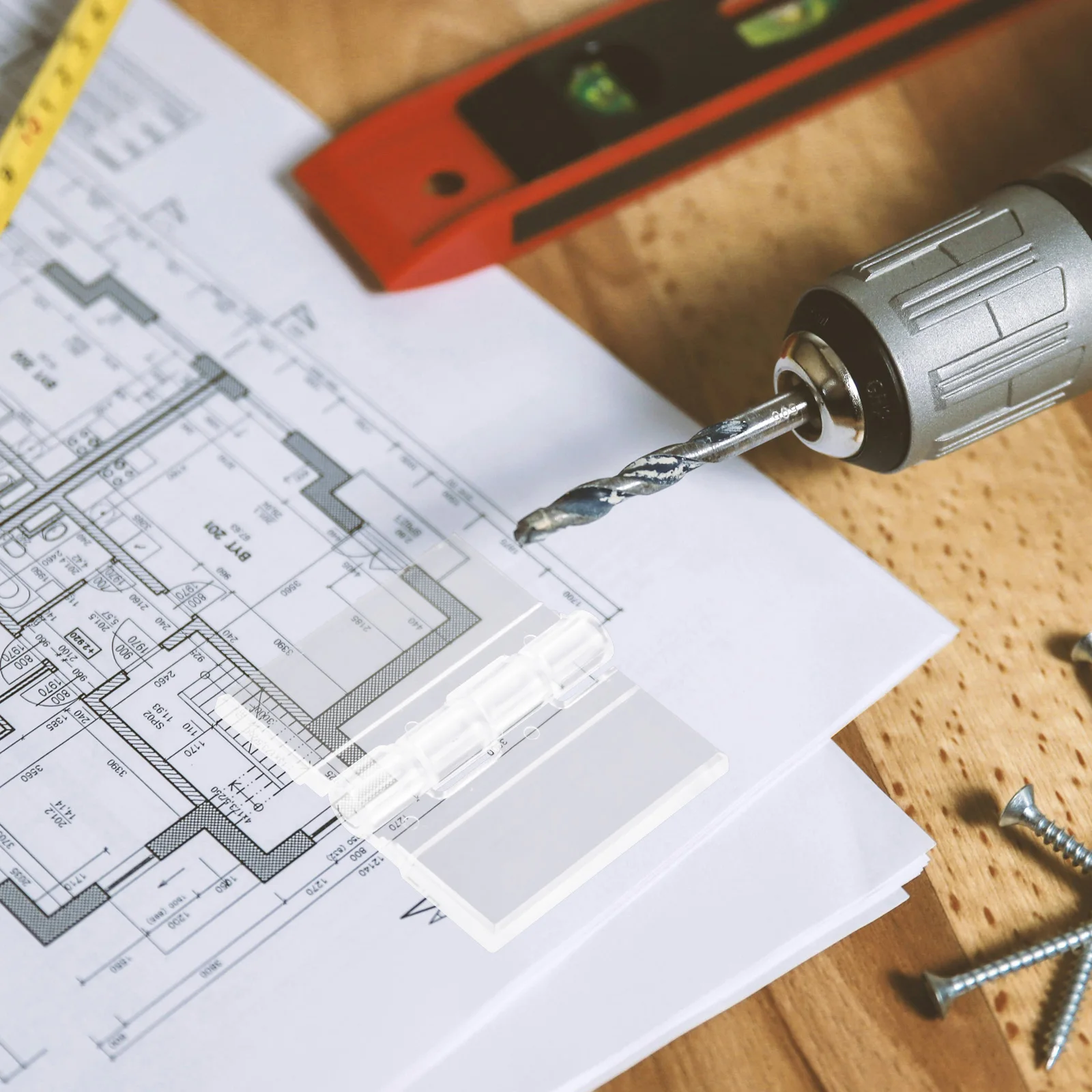 

20Pcs Frosted Transparent Acrylic Hinges 32x38mm Easy Install Furniture Cabinet Kitchen Wardrobe Clear Mini Hinges