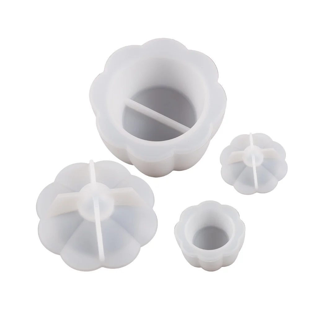 Home Decor Craft Mold Silicone DIY Scented Candle Mold Handmade Cement Jar Mold DIY For Flowerpot Oval Tray Home Decor