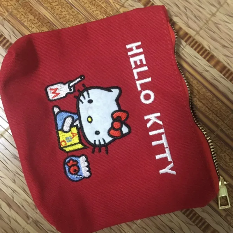 Hello Kitty New Cute Cartoon Anime Wallet Desktop Data Cable Organizing Travel Convenience Student Girl Gift Wholesale