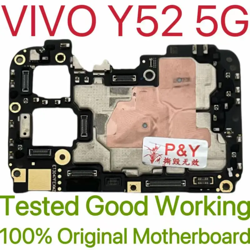 Global Version Original Unlocked Motherboard for VlVO Y52 5G Tested Circuit Plate Main Logic Board for VlVO Y52 5G