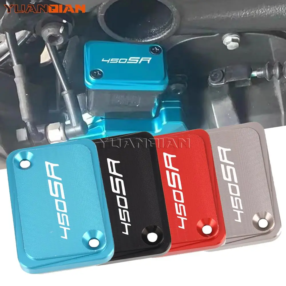 

FOR CFMOTO CF MOTO 450SR 450 SR 2022 2023 2024 Motorcycle Accessories CNC Rear Brake Clutch Fluid Reservoir Cover Cap Protection