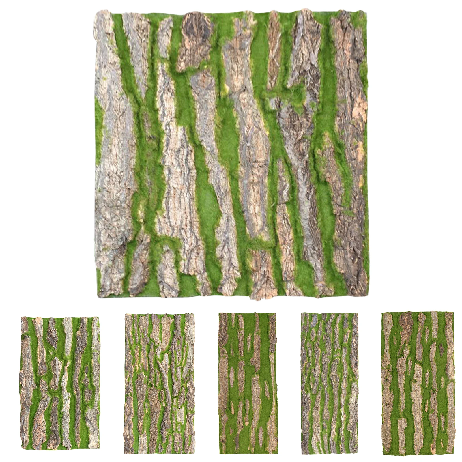 

Artificial Tree Bark Realistic Tree Bark Green Moss Wedding Decoration Wall Artificial Plants Christmas Decoration Tree Bark