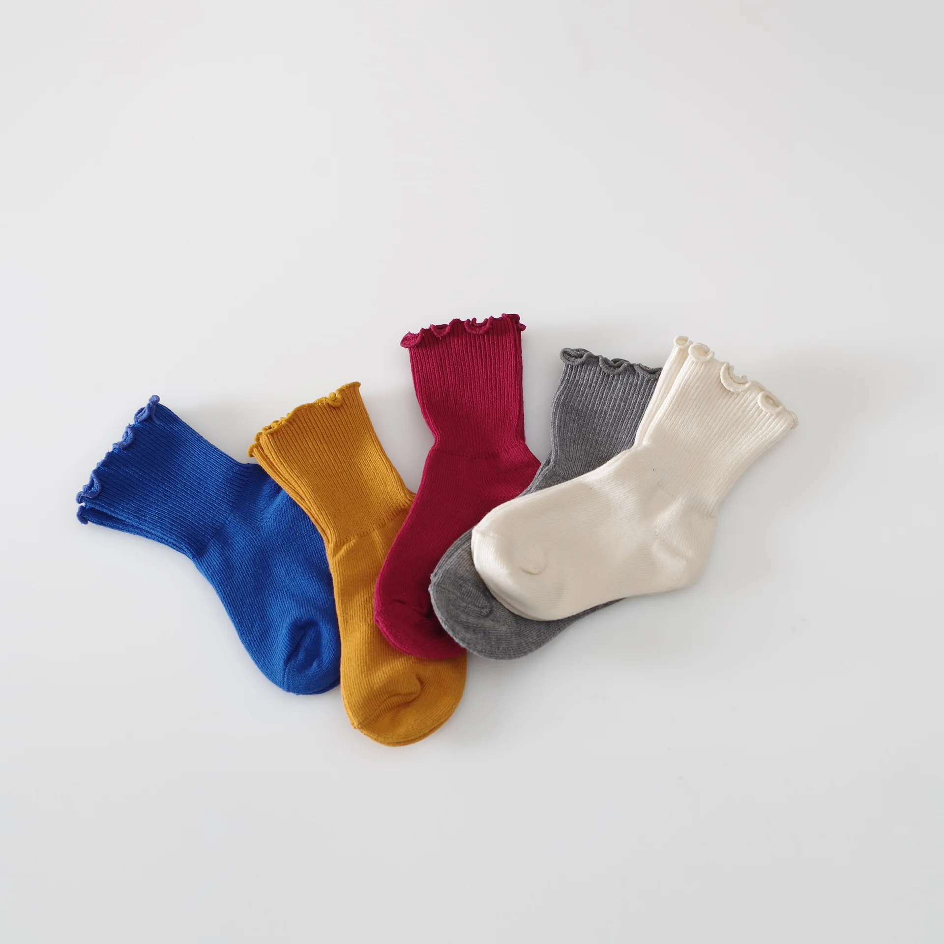 Fashion Lace Ruffles Soft Cotton Girls Socks High Quality Spring Autumn Cute Sweet Princess Kids Girls Cozy Frilled Lolita