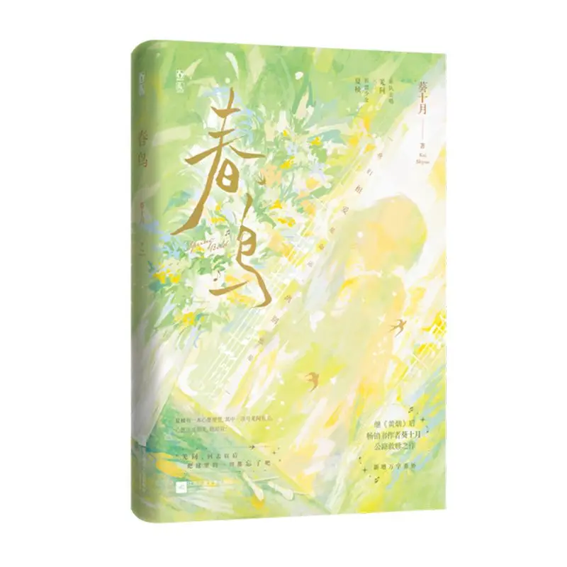 Pure Road Trip Fiction Book Spring Bird Soft Girl & Silent Boy Separation Reunion Love Story Hardcover