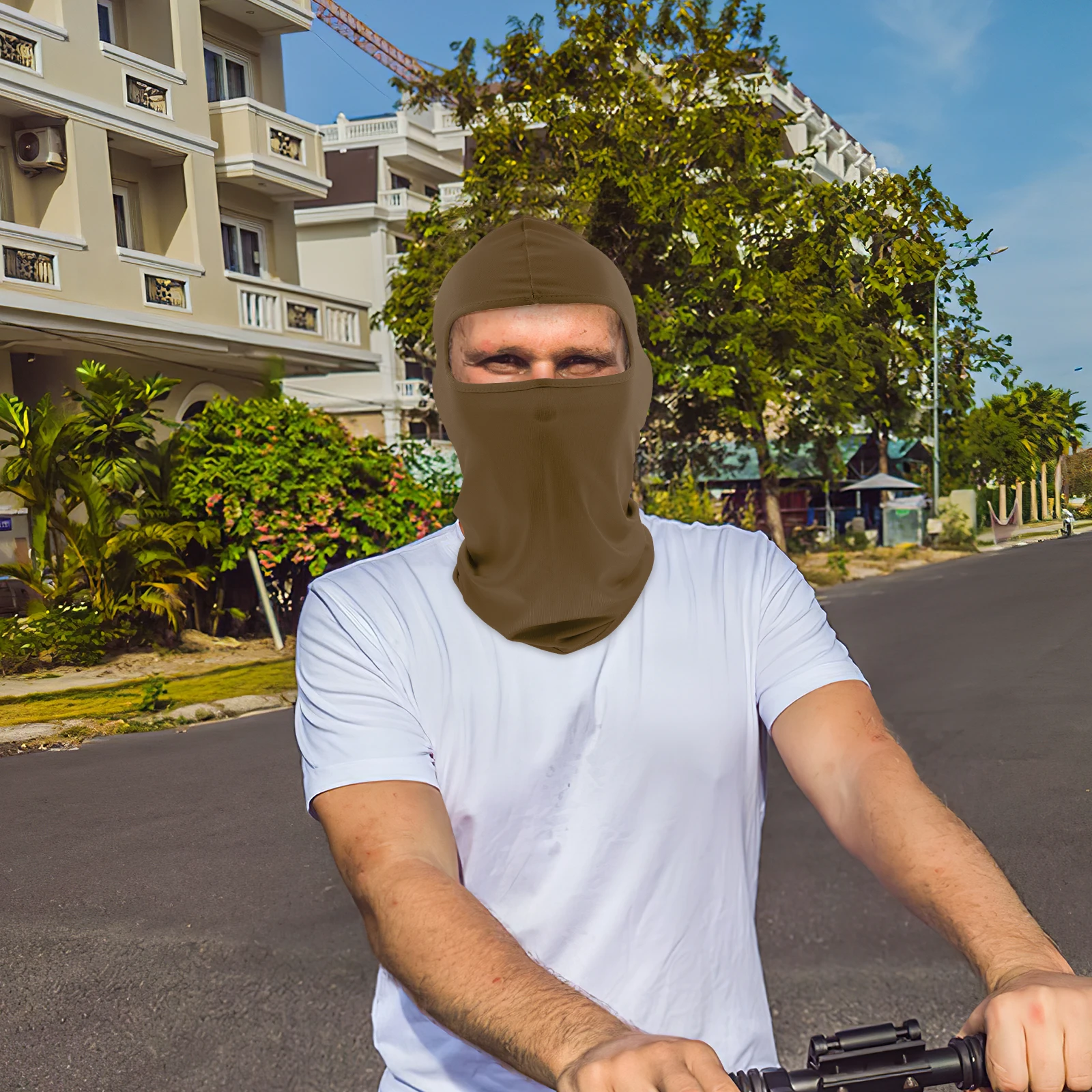 

Sun Protection Headgear Cycling Balaclavas for Men Breathable Mesh Mask Motorcycle Bike Face Hood