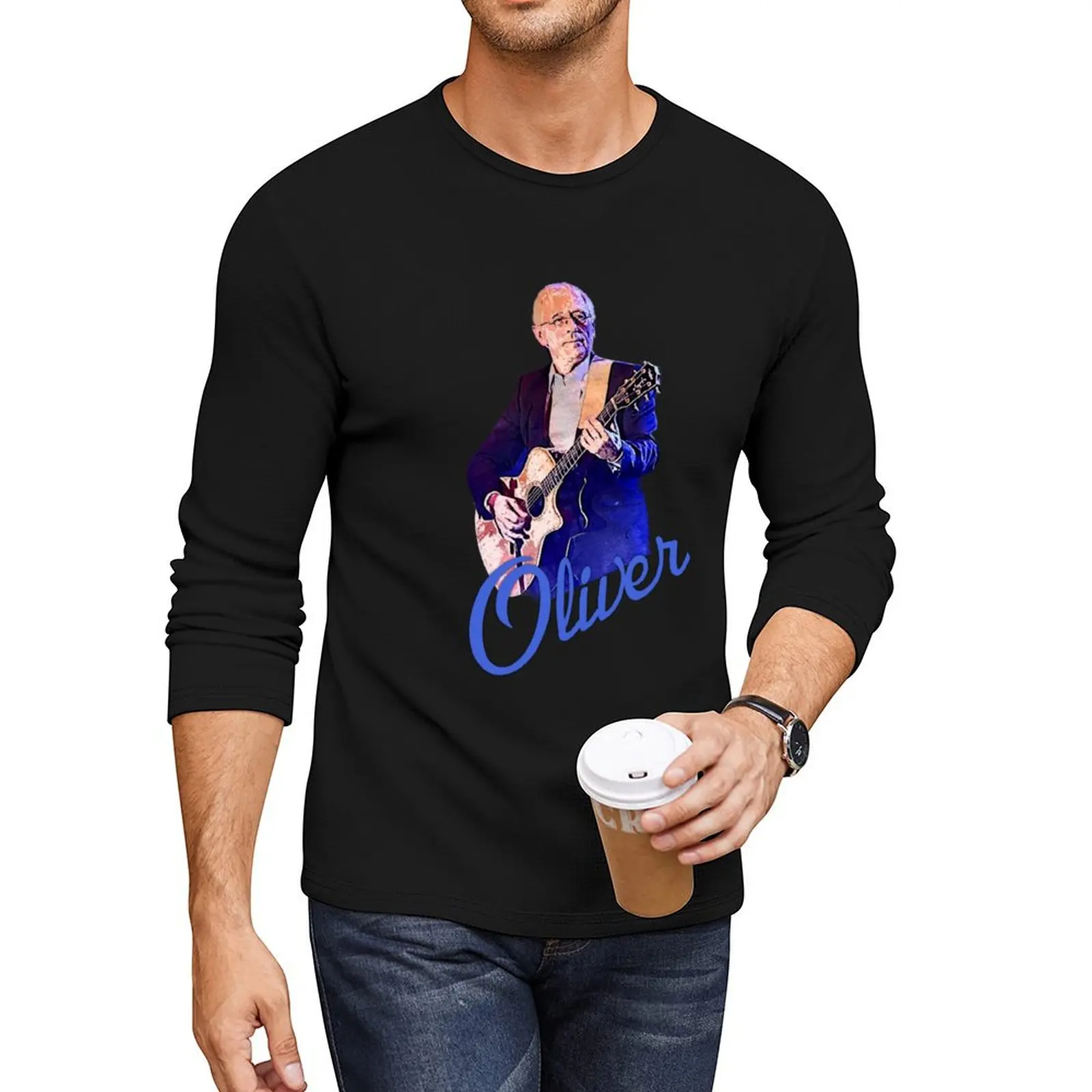 

Oliver Dragojevic Long T-Shirt black t shirts mens graphic t-shirts anime