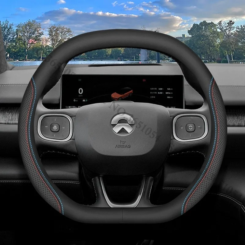 nio-es6-es8-es7-et5t-et7-2024-2025-2026-2027-ダブルdタイプステアリングホイール用ハイブレードカーステアリングホイールカバーラップ