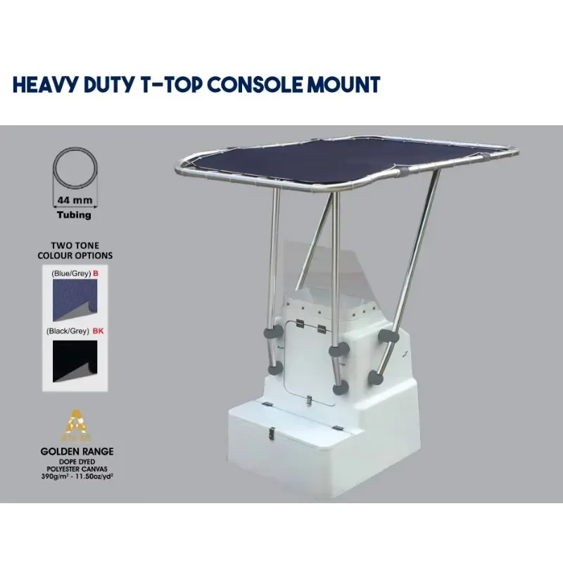 Marine Boat Yacht Heavy    T-Top Console Mount Height 2m Length 2m MA 080-5