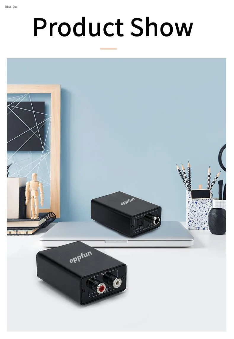 Eppfun Le Audio Bluetooth 5.4 Empfänger mit Aptx Lossless/LDAC, 96K/24bit Drahtloser Adapter mit RCA – Detail 14