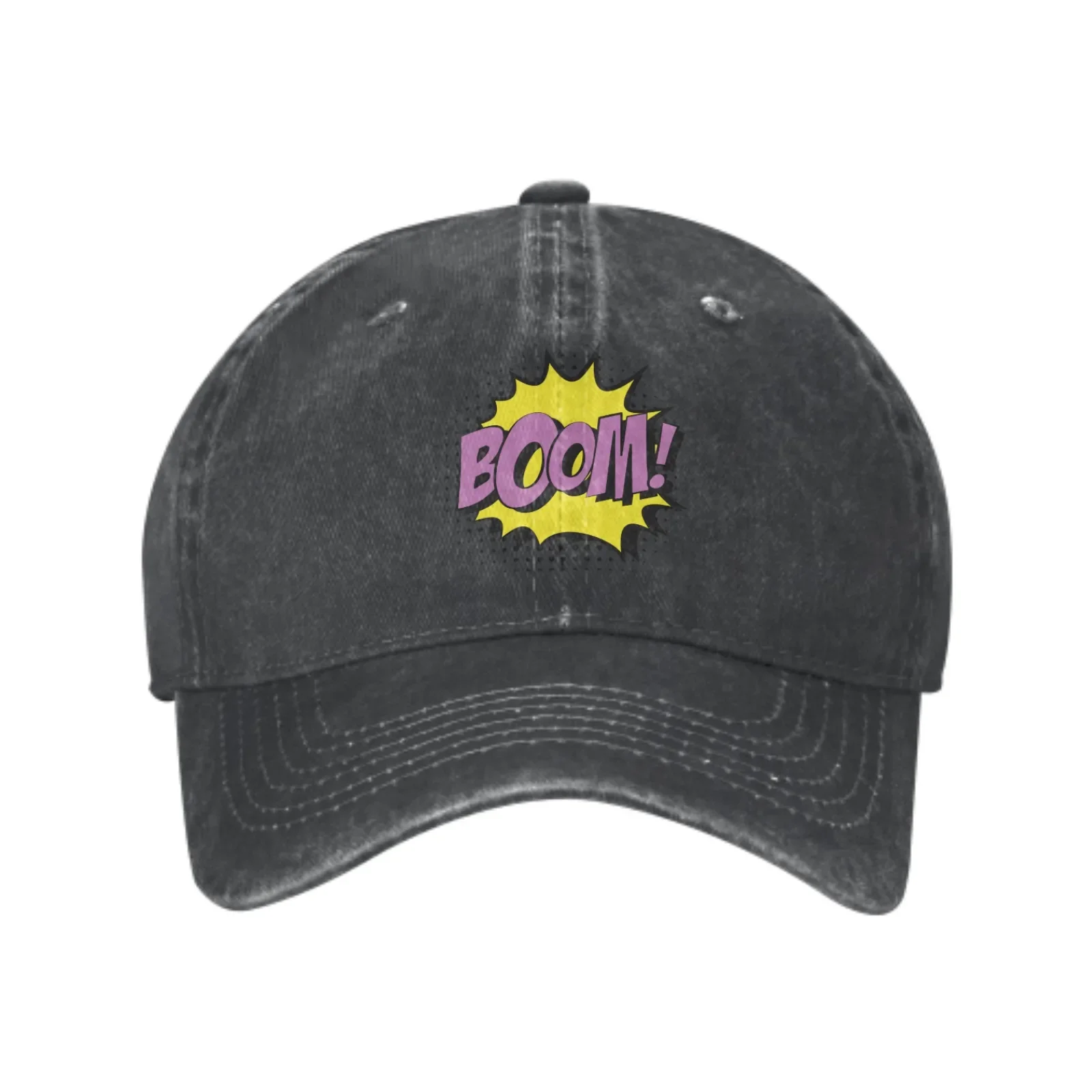 Boom Baseball Caps Soft Trucker Hats for Men Women Hats Outdoor Casual Sport All Seasons