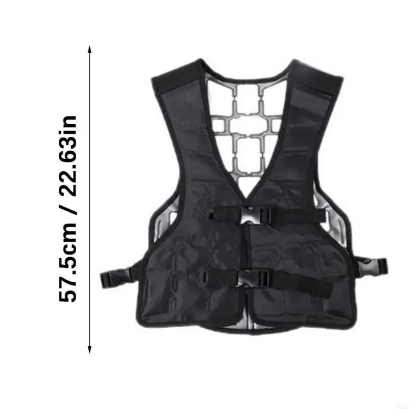 72xe Veste refroidissement refroidissement d'été, gilet refroidissement gilet cool réglable pour pêche, le vélo,
