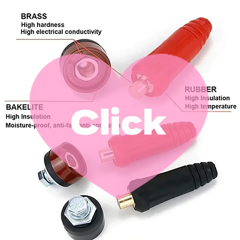 DKJ10-25 آلة لحام أوروبية كابل لحام كابلات الموصلات تركيب سريع كابل ذكر أنثى #1