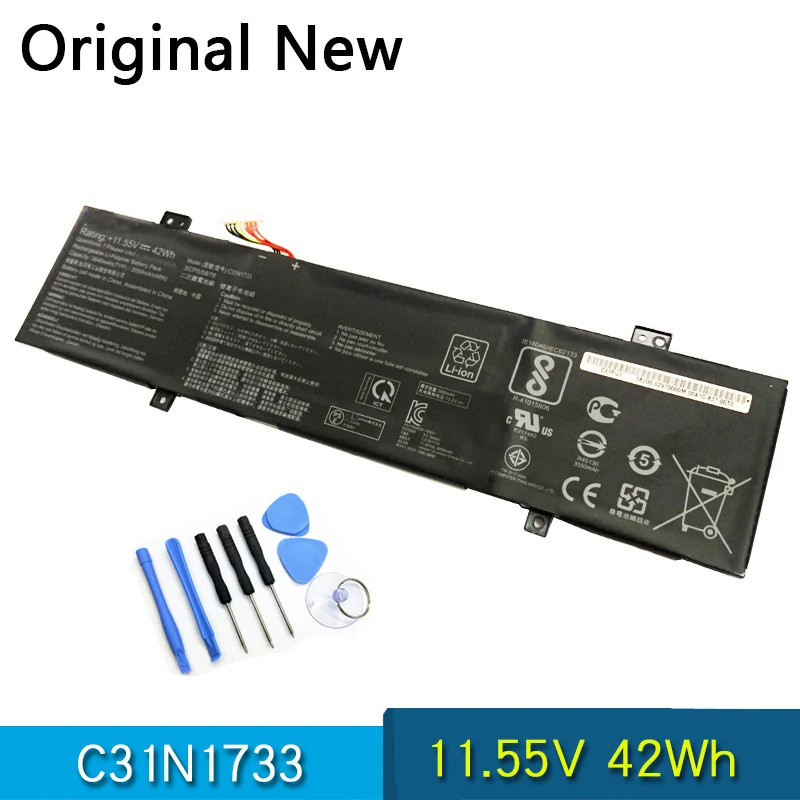 ใหม่ Original C31N1733แบตเตอรี่แล็ปท็อปสำหรับ ASUS TP412UA TP412UA-EC207T VivoBook พลิก14 TP412UA TP412UA-DB31T 11.55V 42Wh