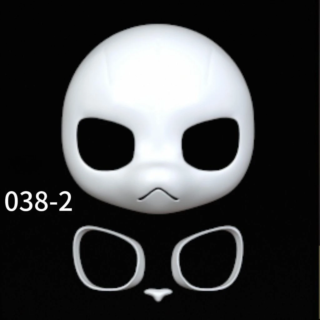 Kemono Base Mask Feline and canine Based Head Mask Universal Cold Face Cute Animal Outfit Skull Cute Cosplay Accessories view 5