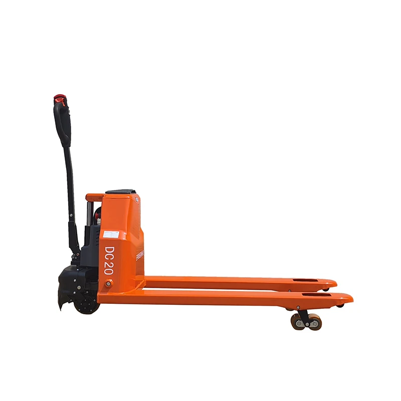 

Full Electric Pallet Truck Lithium Power Pallet Jack 4400 Lbs 48 x 27 Forks Size Li-ion Battery for Indoor Storage Material Hand