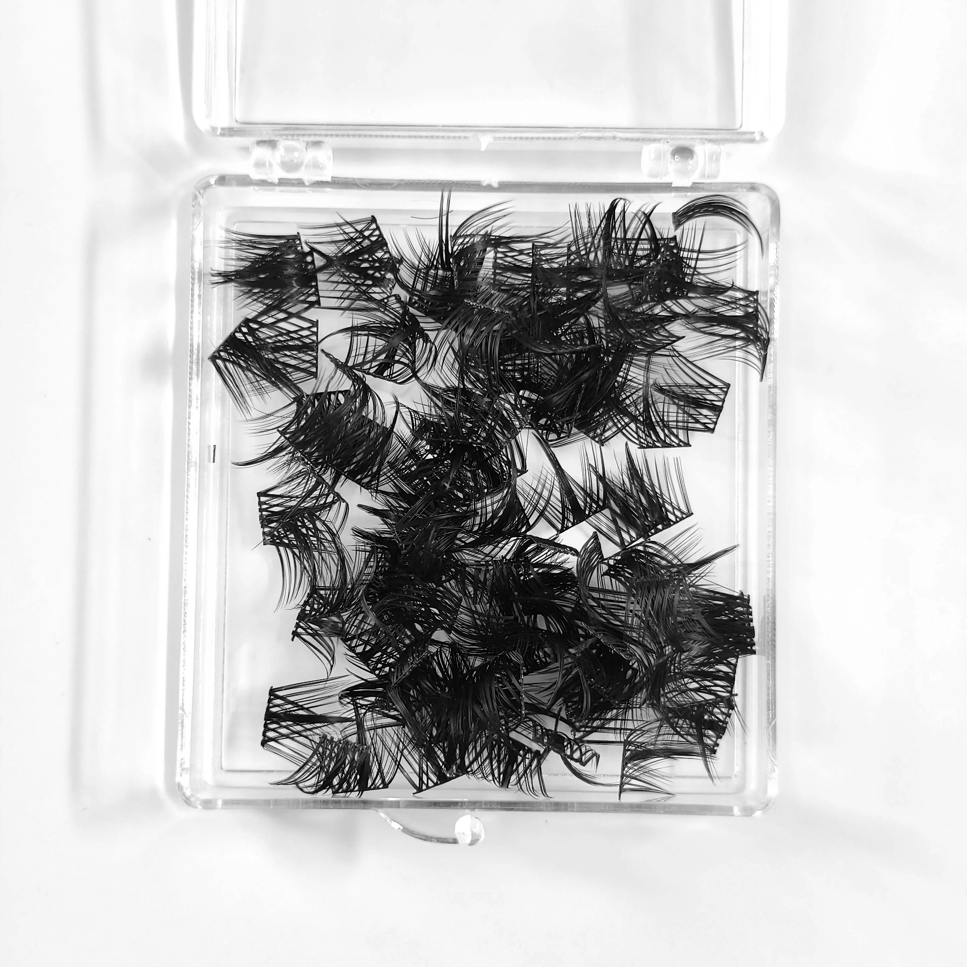 100PCS Cluster Wimpern DIY Einzelne Wimpern Verlängerung 3D Volumen Lash CC Curl Segmentierte Falsche Wimpern Natürliche Flauschige Wimpern – Detail 13