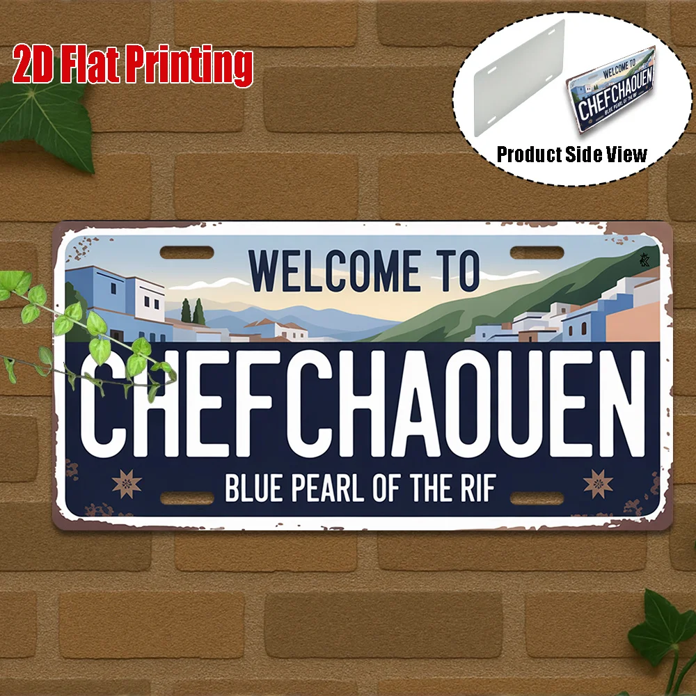 2D Flat - 【2D Flat】 2D Flat - [2D Flat] 2D Flat Printing, 1pc, Vintage Metal Sign, for Decorative Purposes Only, Outdoor Plaque
