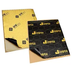 46x80cm Sound Deadening Mat Temperature Resistant Butyl Rubber Car Acoustic Thermal Insulations Deadener Auto Accessories