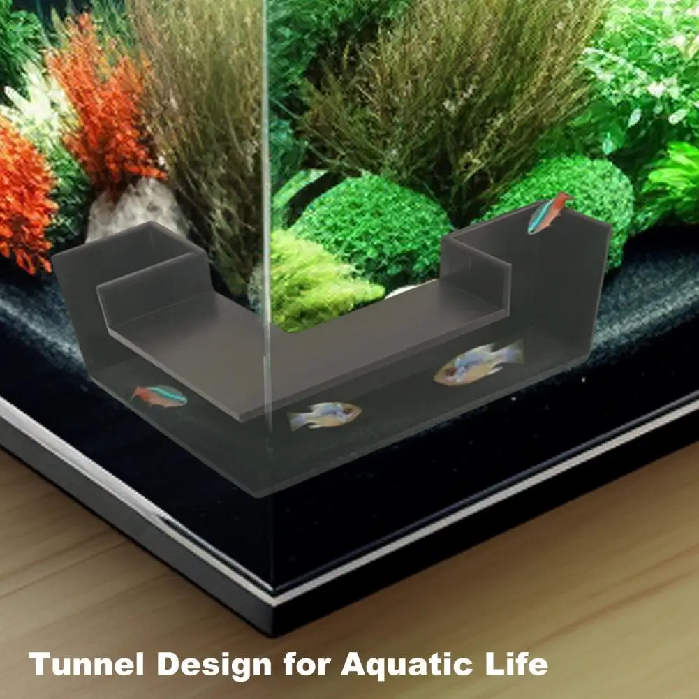 1/2Pcs Shrimp Cave Aquarium Tunnel Corner Aquarium Cave Fish Hideout For Fish And Shrimp Decor Cichlid Fish Tank Accessories