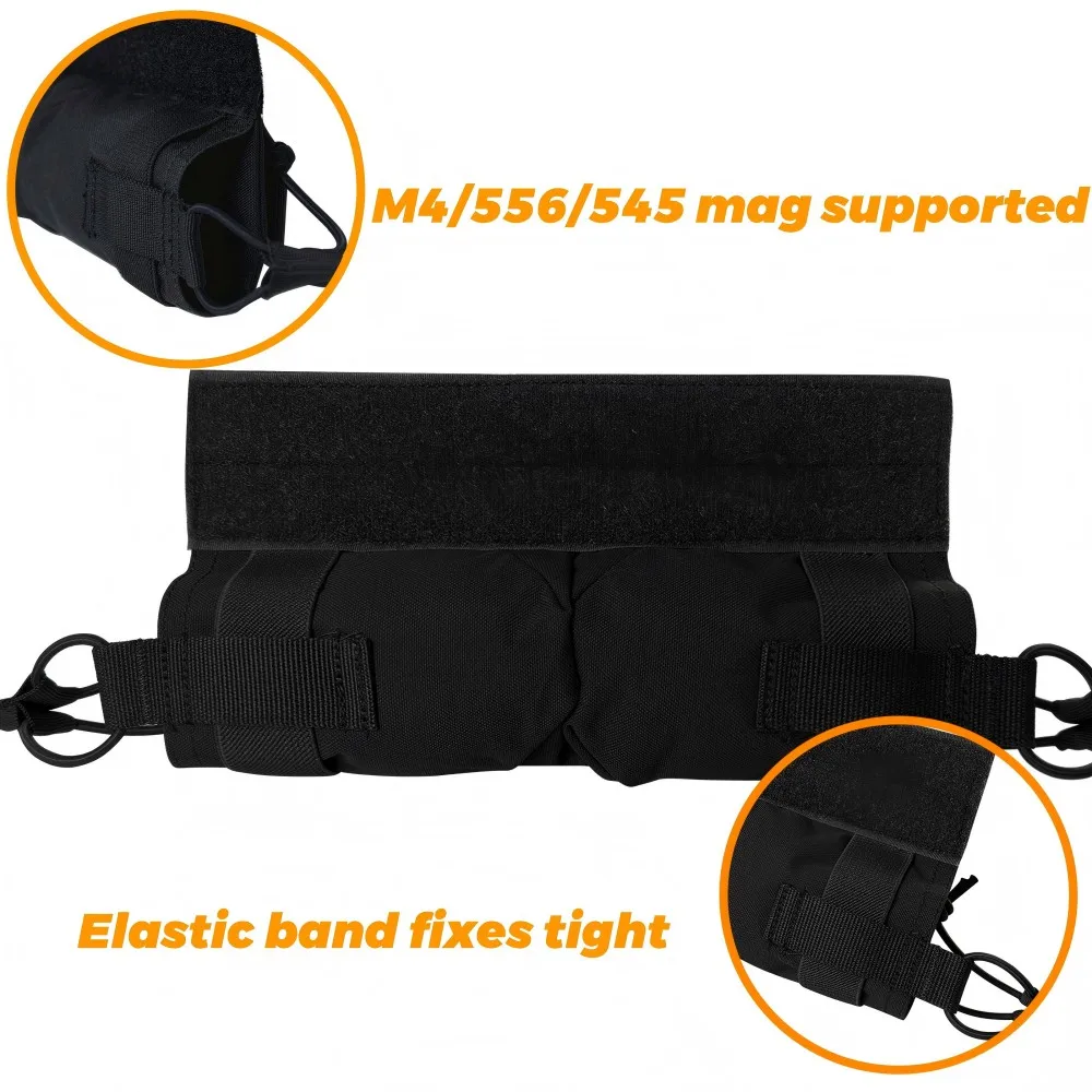 Чехол для магнитов UNIONTAC с боковой тягой — легкий горизонтальный нейлоновый чехол для магнитов M4 с устойчивостью к истиранию 500D и всеми жилетами