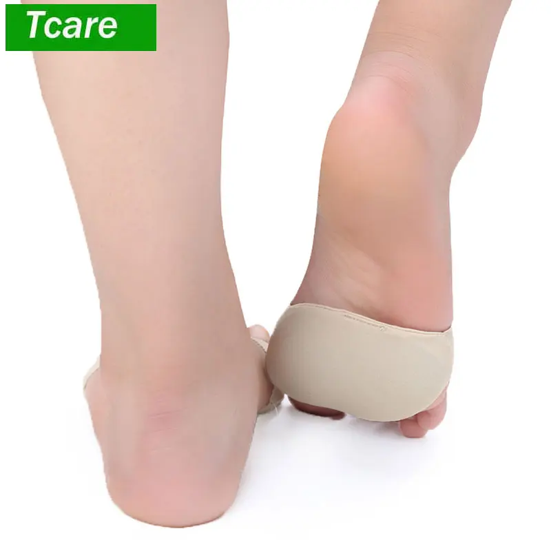 Tcare 1Pair Gel Pad Metatarsal Sleeves Metatarsal Pads for Forefoot Pain - Metatarsalgia, Morton\'s Neuroma, Plantar Warts Corns