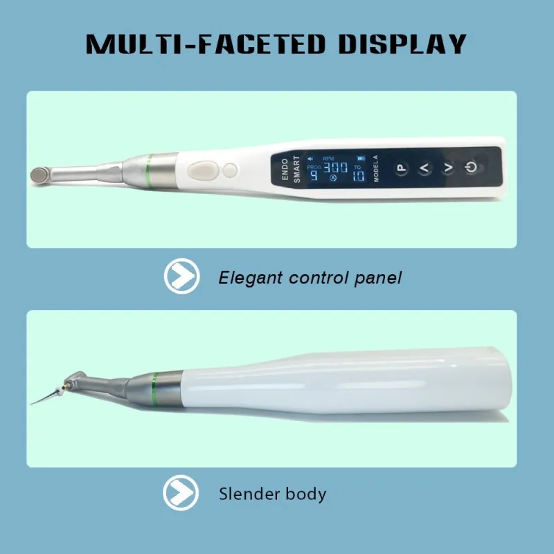 den tal Wireless Endo With 16:1 Contra Angle Handpiece Root Canal Equipment Wireless Endodontic Motor