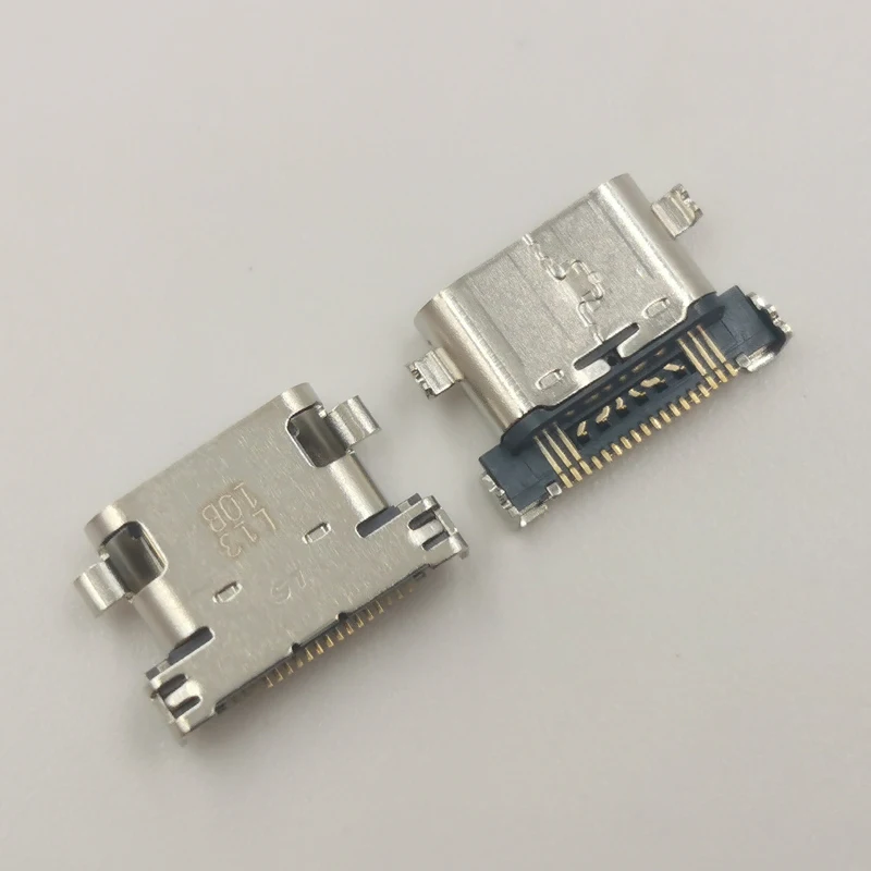 Conector de Carregamento USB Tipo C (1-10 Peças) para Motorola Moto Z2 Z Play Z2Play XT1710 XT1710-01 XT1635