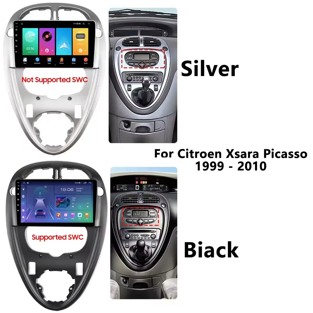 Android 16 2Din Car Radio For Citroen Xsara Picasso1999-2010 Car Multimedia Video Player Stereo GPS Navigation Wireless Carplay