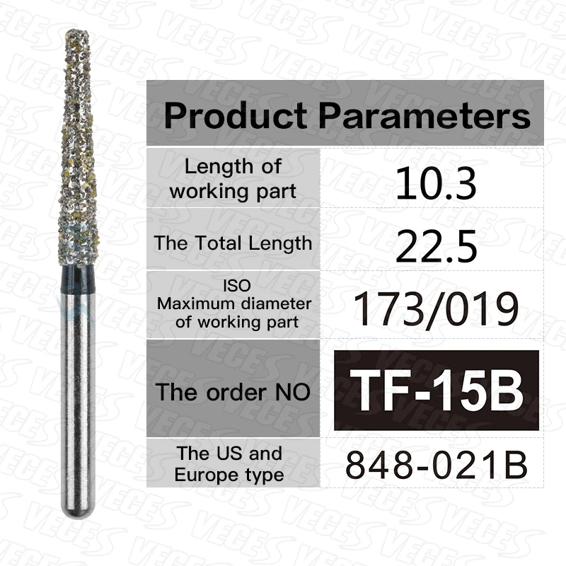 TR Typ Extra Grobe Dental Diamant Bohrer Standard Zahnmedizin Erdbeeren Bohrer Zahnarzt Werkzeuge FG High Speed Bur 1,6mm 10 stücke