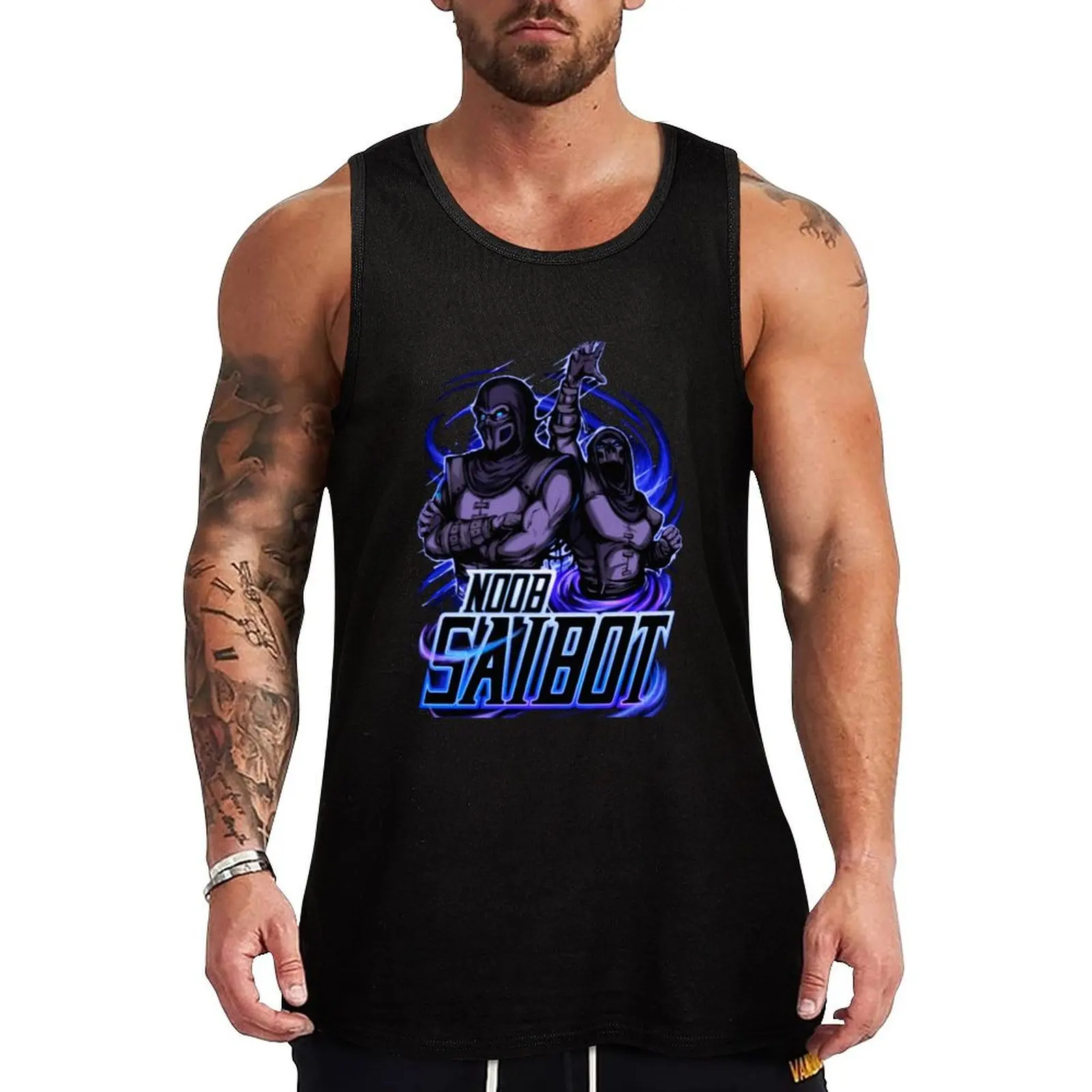 

Mortal Kombat Noob Saibot Tank Top Casual Loose Tank Top Summer Sleeveless Daily Wear