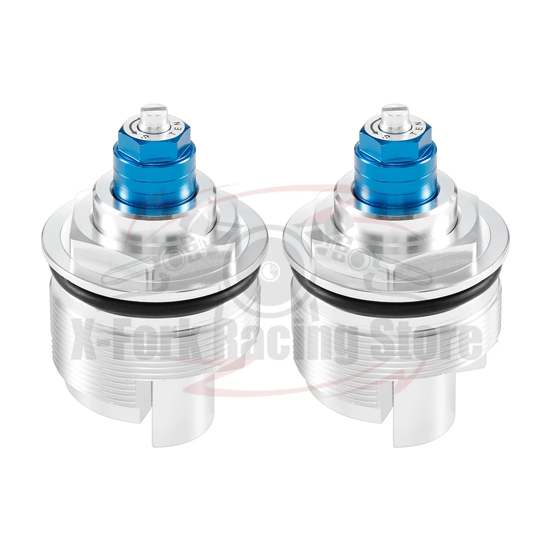 Preload Fork Caps For Yamaha YZF R6 YZF-R6 2008-2015 2009 2010 2011 2012 Front Tube Adjustable Fork Bolts Pair 13S-23111-00-00