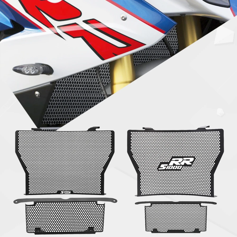 

For BMW S1000RR S 1000RR S1000 RR HP4 2010 2011 2012 2013 2014 2015 2016~2018 Motorcycle Radiator Grille Guard Oil Cooler Cover