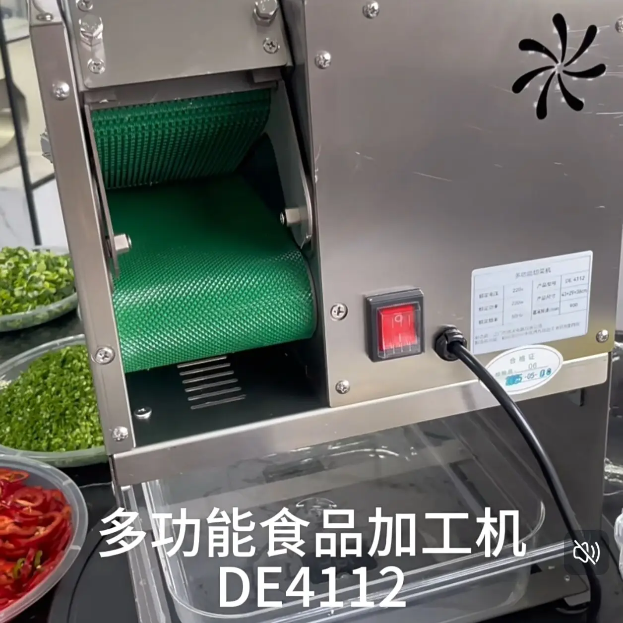 Electric Green Onions Shredding Cutting Machine Automatic Scallion Chili Cutter