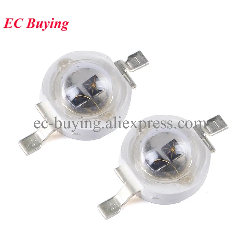 10Pcs/1pc 5W Infrared IR High Power LEDs Emitter CCTV Camera IR Emission Tube Diode for Security LEDs 850nm 940nm 120 degree
