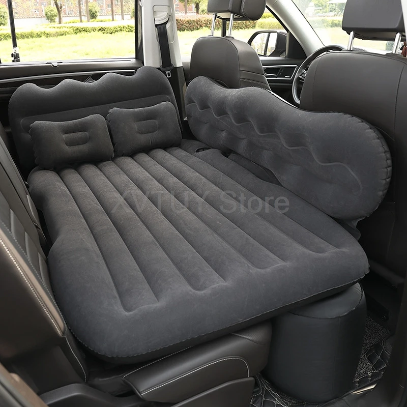 Universal Car Travel Inflatable Bed Back Seat Multi functional Sofa Pillow Outdoor Mat Cushion For Travel Camping Family Outing