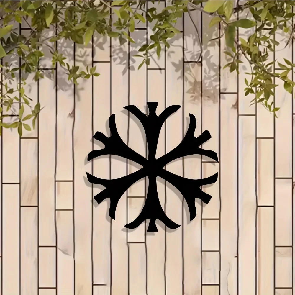 CIFBUY Metal Malta Cross Wall Art Rustproof Hanging Decor Home Decoration
