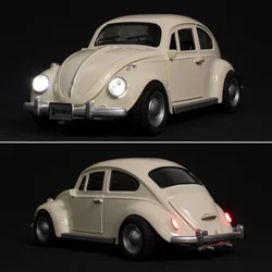 Volkswagen Beetle 1955 Vintage Car Model Diecast 1:18 Collection miniature voiture children boy toy vehicle gift home decoration