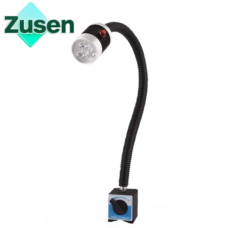 

Светодиодная рабочая лампа для станков с сильным магнитным основанием переключателя, змеевидная настольная лампа для токарного оборудования