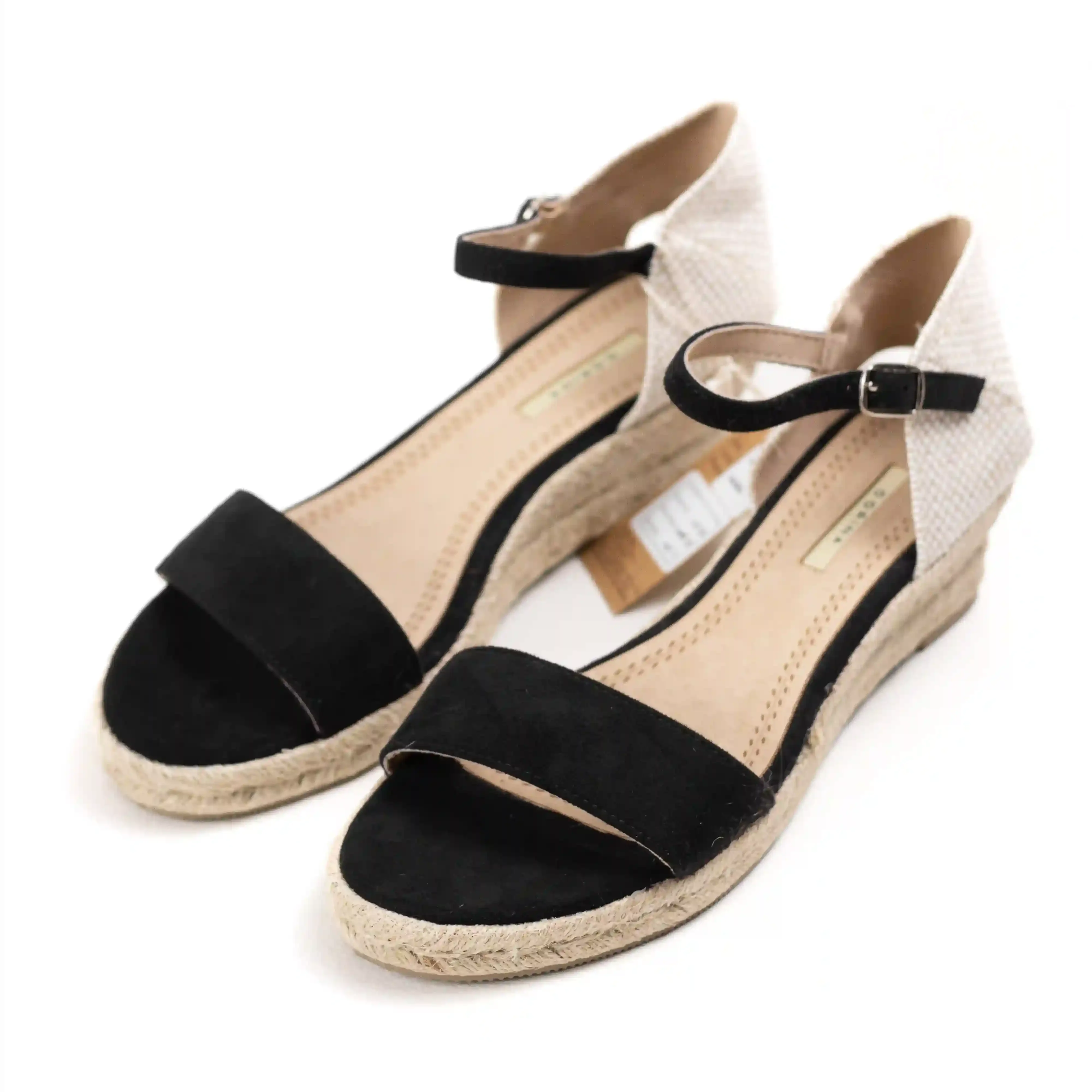 Mini esparto wedge sandals with buckle corina mynzi #5