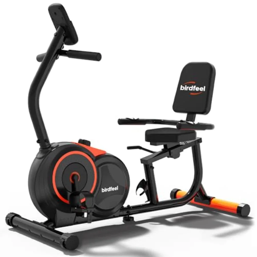 

Лежачий велотренажер для дома, лежачие стационарные велосипеды для взрослых и пожилых людей, грузоподъемность 400 фунтов, оснащенные 16 рекламными характеристиками