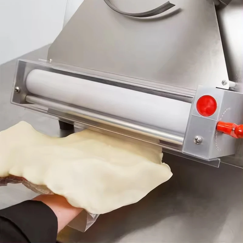 Máquina eléctrica de prensado de tabletas con rodillo para masa de Pizza, máquina de prensado y formado de tortitas de maíz de escritorio completamente automática
