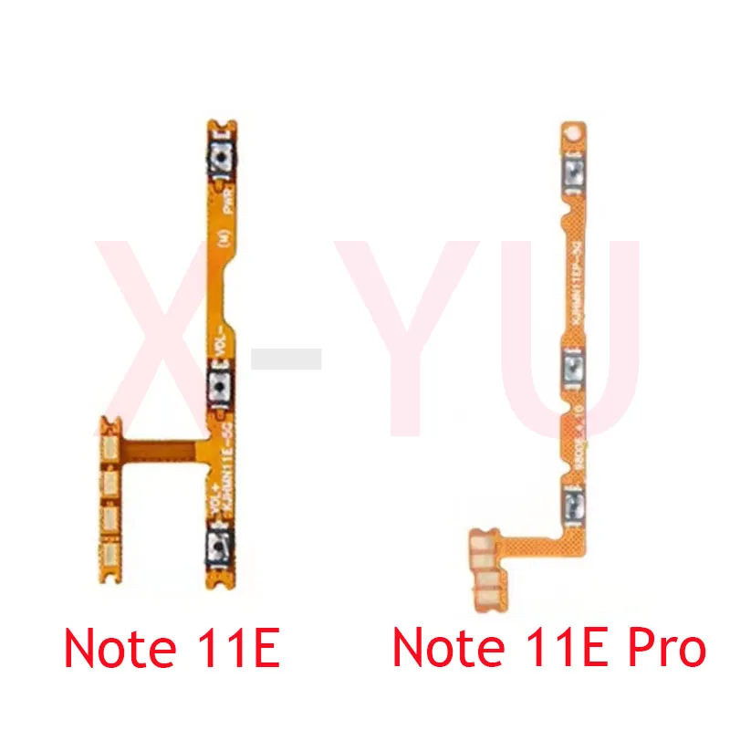 

10 шт. для Xiaomi Redmi Note 11E / Note 11E Pro переключатель питания ВКЛ./ВЫКЛ. Боковая кнопка громкости гибкий кабель