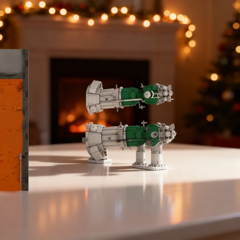 1343pcs MOC Space 7K-LOK 1:35 Model Christmas Gift Creative Collection Home Decoration And For Lovers Art Craft