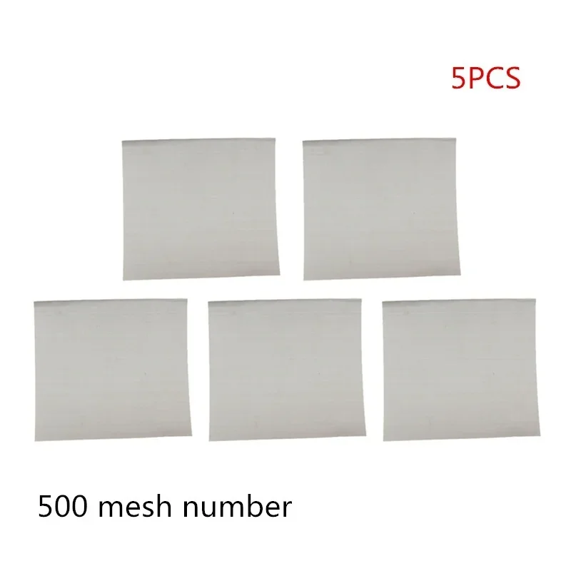YUHETEC أصيلة 316 شبكة من الفولاذ المقاوم للصدأ 200/250/300/400/500 عدد شبكة 5 قطعة/الحزمة #5