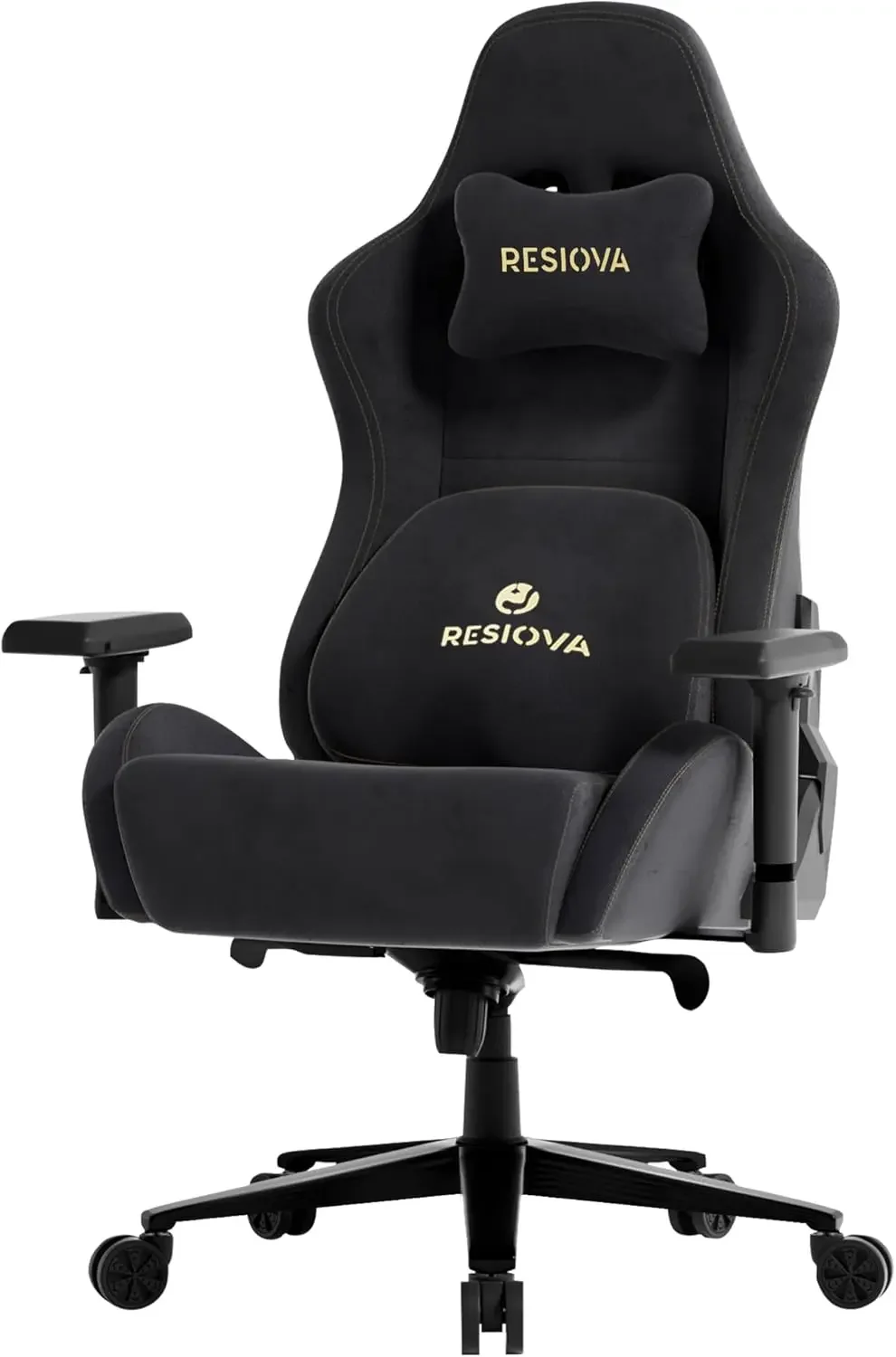 

Gaming Chair with Suede Fabric,Big and Tall Ergonomic Office Computer Chair with 3D-Lumbar Support and 4D-Armrests,400LBS